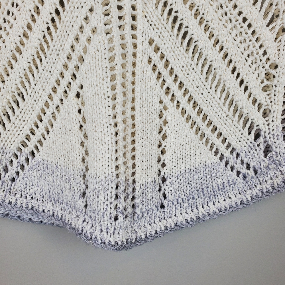 Coldwater Creek Ivory Crochet Sweater - Picture 3 of 6